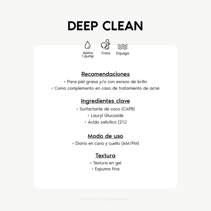 Deep Clean | Bio-cleanse + Salicylic acid